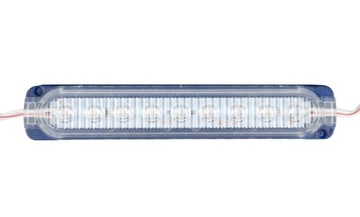 MODUŁ 9 LED niebieski 12V 14CM oświetlenie kabiny paki opryskiwacza