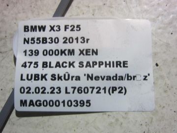 BMW X3 F25 X4 TŘMEN BRZDOVÝ PRAVÝ ZADNÍ 6791018