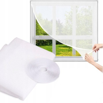 москитная сетка на окно 130х150 белый/черный