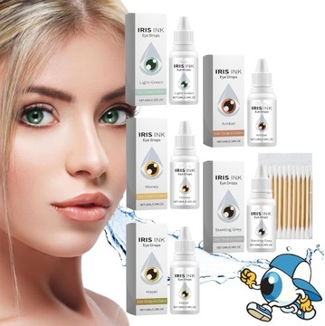 Капли для глаз, меняющие цвет, капли для глаз IrisInk, капли для глаз Irisink, меняющие цвет глаз