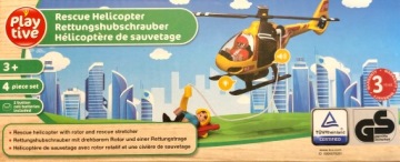 PLAYTIVE АККУМУЛЯТОРНЫЙ СПАСАТЕЛЬНЫЙ ВЕРТОЛЕТ С ФИГУРКОЙ