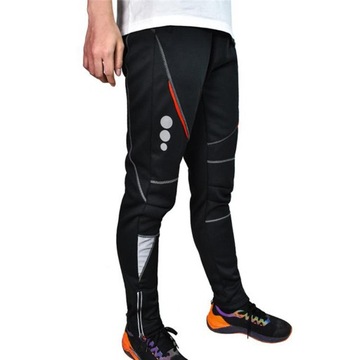 Męskie spodnie rowerowe Polarowe termiczne spodnie na rower górski Wiatroszczelne legginsy XXXL