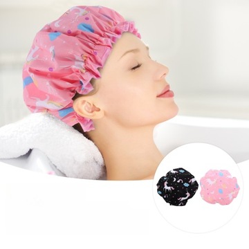 ШАПОЧКА ДЛЯ ПЛАВАНИЯ ЖЕНСКАЯ ДВУХСЛОЙНАЯ ШАПКА ДЛЯ ВОЛОС