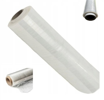 1,5KG FOLIA STRETCH STRECZ PRZEZROCZYSTA 50cm rolka mocna