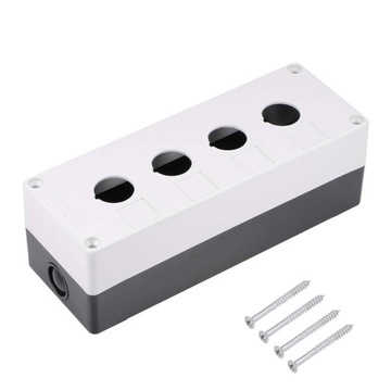 Kaseta sterownicza obudowa biała 4x otwór 22mm