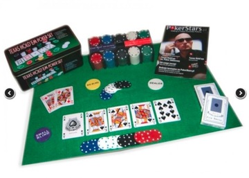Poker gra zestaw duży