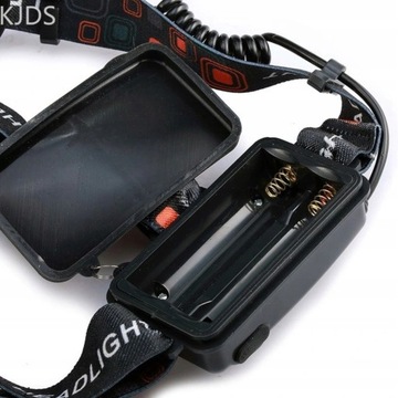 Налобный фонарь 3 светодиодных налобных фонаря +2 аккумулятора 5800 мАч