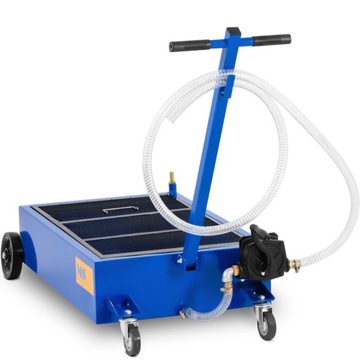 Напольная тележка для замены масла с ручным насосом 20л/мин 75 л