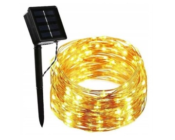 GIRLANDA LAMPKI SOLARNE DRUCIK 300 LED - 30 m OGRÓD