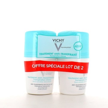 VICHY antyperspirant roll-on 48 50 ml 2xPack