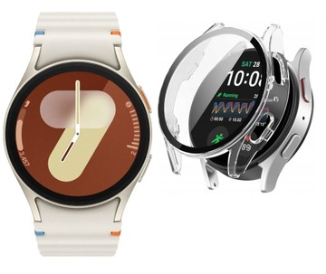 Чехол со стеклом 2в1 Полная защита для Samsung Galaxy Watch 7 40 мм | ЦВЕТА