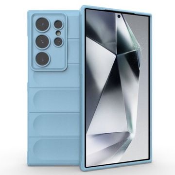 Plecki do Samsung Galaxy S24 Ultra cover, etui, niebieskie, eleganckie