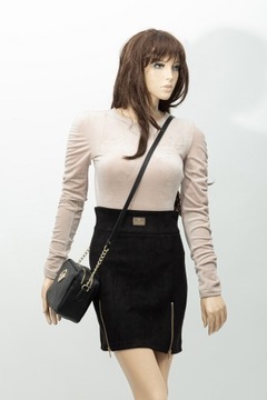 СУМКА LAURA BIAGGI MESSAGE С ЛОГОТИПОМ БЕЖЕВОЙ ПОЛОСКИ