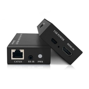 Конвертер HDMI в LAN Spacetronik SPH-HLC6IR2 Удлинитель диапазона 60 м CAT 5/6/7
