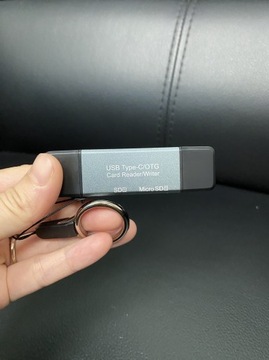 Czytnik kart pamięci adapter USB 3.0 / USB-C microsd sd 2w1 uniwersalny