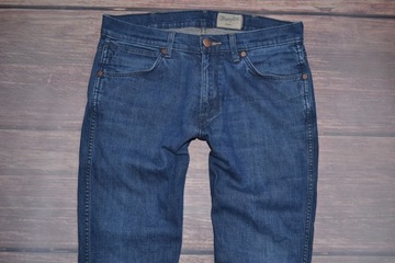 WRANGLER GREENSBORO REGULAR STRAIGHT SPODNIE JEANS 32/30