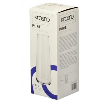 БАЗОВАЯ СТЕКЛЯННАЯ ВАЗА ГЛАДКИЙ ГРАФИН KROSNO PURE 24