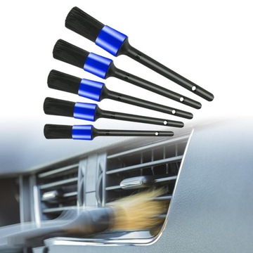 5 шт. Щетка для деталей автомобиля. Практичная щетка для чистки салона автомобиля.