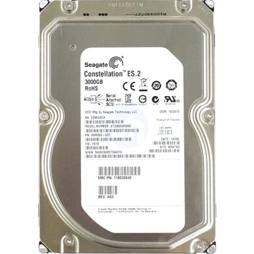 Seagate 3TB, 3,5'', 7.2k, SAS ST33000650SS 9SM260-037