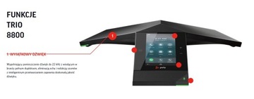 IP-телефон Polycom Trio 8800 для больших помещений