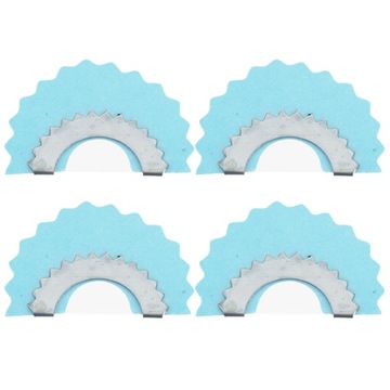 4 SZT. GWIAZDKI NA PTAKI ZABAWNY METALOWY JĘZYK PRZYWOŁAJĄCY PTAKI