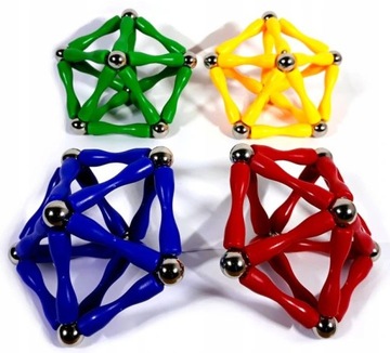 МАГНИТНЫЕ БЛОКИ СТРОИТЕЛЬНЫЕ БЛОКИ 52 ЭЛЕМЕНТА. УДАРЯТЬ