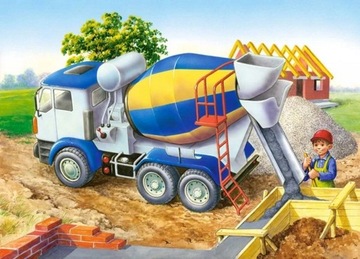PUZZLE 60 EL BETONIARKA PRACA NA BUDOWIE CASTORLAND