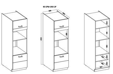 Kuchnia Nordea 3,5m kaszmir + dąb artisan dowolny układ/PJTrade2