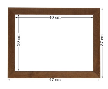 ДЕРЕВЯННАЯ РАМА ФОТОРАМКА ПОСТЕР КАРТИНЫ 30x40 40x30 см КОРИЧНЕВЫЙ