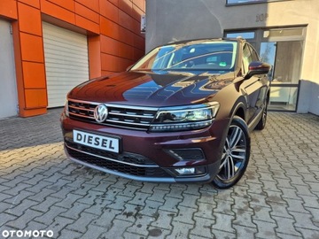 Volkswagen Tiguan II SUV 2.0 TDI 190KM 2019 Volkswagen Tiguan 2.0 TDI Highline 4Motion BlueMotion