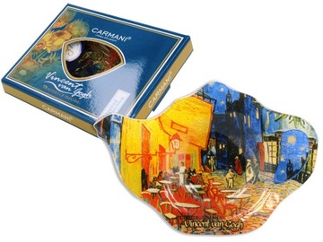 CARMANI TEABAG VAN GOGH TARAS PODSTAWKA TALERZYK