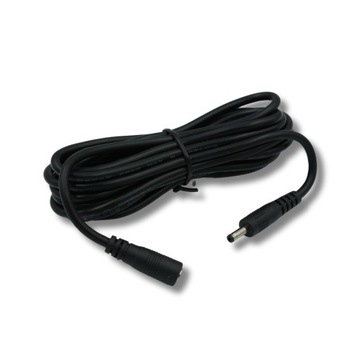 Przedłużacz Zasilania 5M Wtyk Zasilania 1,35x3,5mm 5 metrów