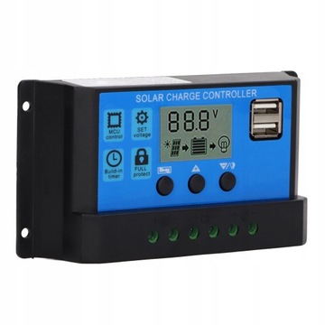 12V 24V Sterownik panelu słonecznego Regulator