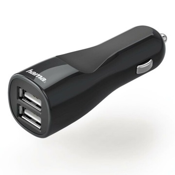 Ładowarka samochodowa HAMA 2xUSB 4,8A 24W