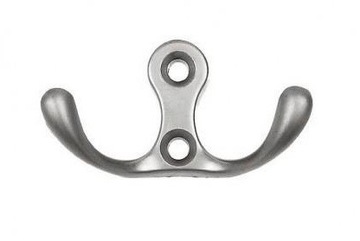 Wieszak meblowy haczyk na ubrania Mały Aluminium