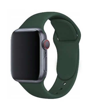 PASEK SILIKONOWY DO IWATCH 42/44/45mm|FOREST GREEN