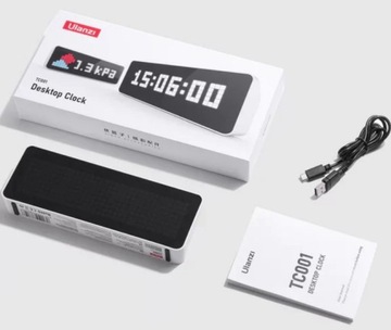 Часы + WiFi Ulanzi 256LED PIXEL Часы TC001 Батарея 5ч Youtube