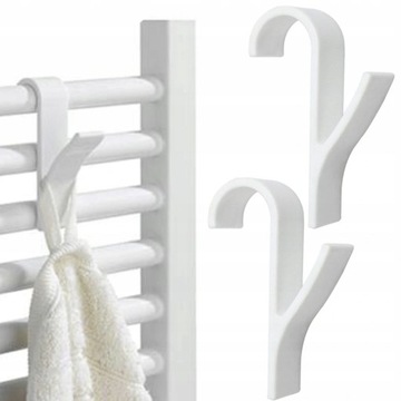 2x КРЮЧКА ДЛЯ РАДИАТОРА В ВАННОЙ