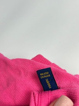 Polo Ralph Lauren sukienka mini polówka różowa logo markowa