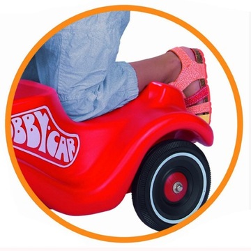 RIDE ON PUSH BABY CAR СИГНАЛ BOBBY CAR CLASSIC RED BIG