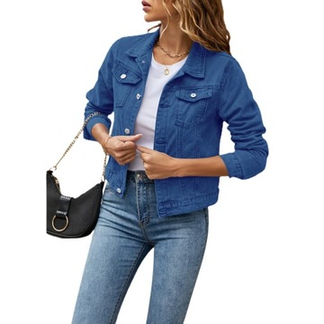 Women's Denim Jackets Fashion Female Casual Long S