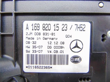 LAMPA OSVĚTLENÍ INTERIÉR KABINY KABINA MERCEDES A TŘÍDA W169 2004-2012