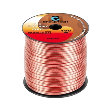 Kabel głośnikowy OFC Cabletech 2x1,5 mm²