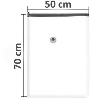 Вакуумный пакет для одежды M STRONG 50см х 70см