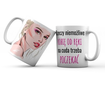 KUBEK najlepsza KOSMETYCZKA dla kosmetyczki makeup