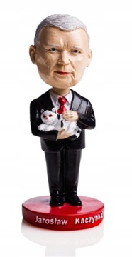 FIGURKA KACZYŃSKI PREZES PIS JAREK KOT PREZENT