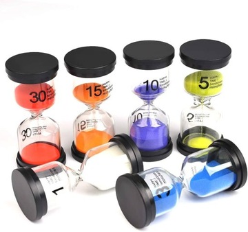 КРЕАТИВНЫЙ НАБОР «ПЕСОЧНЫЕ ЧАСЫ» 1/3/5/10/15/30 ПОДАРОЧНЫЙ НАБОР КРАСОЧНЫЙ 1-30 МИН