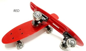 STRONG SKATEBOARD FIZZ BOARD МАЛЕНЬКАЯ 40 СМ СВЕТЯЩИЕСЯ СВЕТОДИОДНЫЕ КОЛЕСА 4 ЦВЕТА