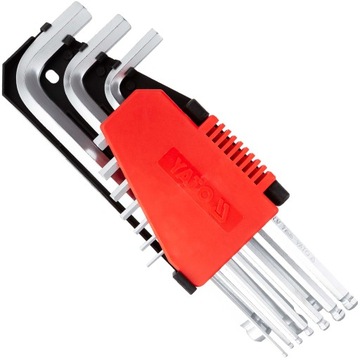 Yato Klucze Imbusowe Hex Kulka 2-12mm Zestaw 10Szt