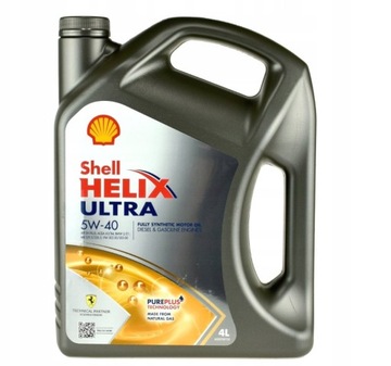 Olej Shell Helix Ultra 5W40 4L DIESEL BENZYNA LPG